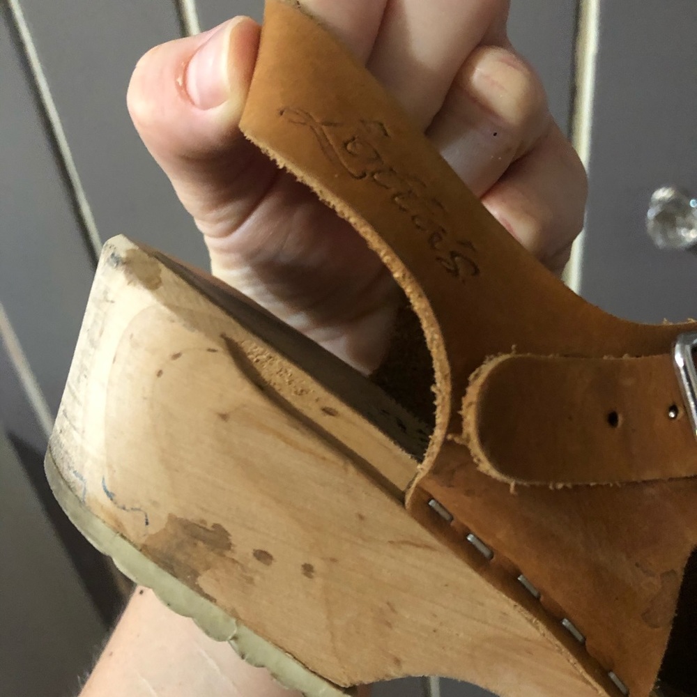 Brown Wooden Clogs Lotta From Stockholm 9 - Picture 2 of 13